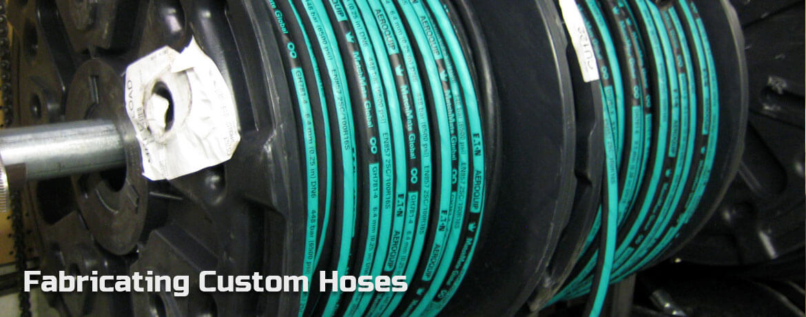 Reel of hydraulic hose